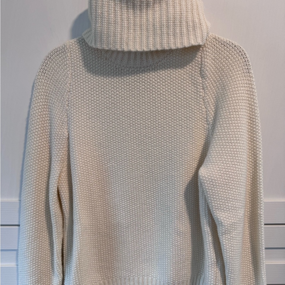 Madewell, cozy Cream Turtleneck Sweater